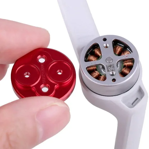 Vista 6 de ZEZEFUFU 4* Cubierta de motor de hélice de aleación de aluminio Tapa a prueba de polvo para DJI Mavic Mini 2/Mini SE Drone Accesorios