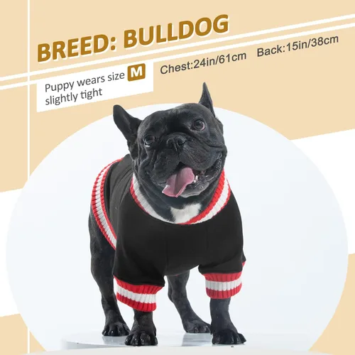 Vista 4 de FUAMEY Sudadera para Perro, Suéteres de Invierno para Perro, Ropa Cálida para Perro, Chaleco para Perro, Sudadera Gruesa para Cachorro, Suéter