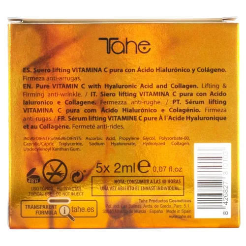 Vista 5 de Tahe Suero Intense Lifting con vitamina C pura Intense