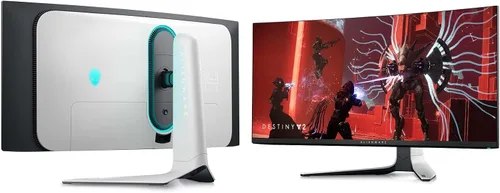Vista 14 de Alienware - Monitor curvado para juegos Quantom Dot-OLED AW3423DW de 34.18 pulgadas, 3440 x 1440 píxeles a 175 Hz, curvatura 1800R, verdadero 0.1 ms