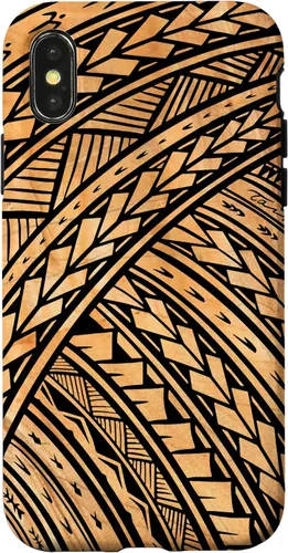 Vista 5 de Polynesian Art Island Inspired Case for iPhone 17