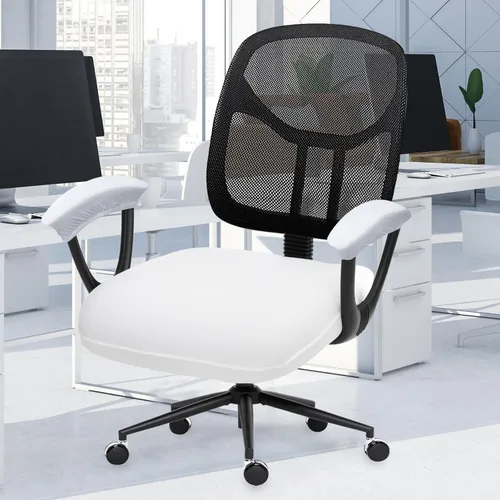 Vista 98 de Fundas elásticas resistentes al agua para sillas de computadora - Protectores lavables para respaldo giratorio y asiento para mascotas - Negro