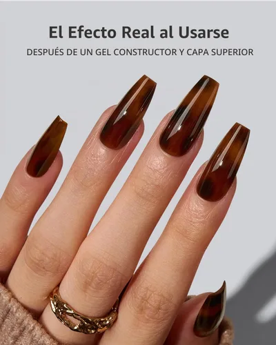 Vista 2 de BTArtboxnails - Uñas a presión, uñas medianas con forma de concha