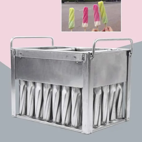 Vista 8 de 40 moldes de acero inoxidable para hacer helados, moldes para hacer helados congelados, moldes para hacer deliciosos helados