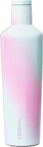 Vista 10 de Botella de agua aislada Corkcicle Classic Canteen - Taza reutilizable de acero inoxidable - Triple aislamiento - Mantiene las bebidas frías durante
