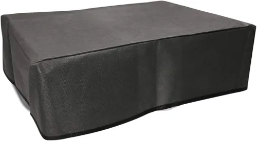 Vista 4 de kwmobile Cubierta antipolvo compatible con HP Envy 4525 - Funda de impresora - Funda protectora de tela - Gris oscuro