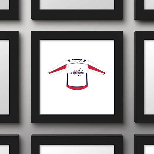 Vista 2 de Trends International Gallery Pops NHL Washington Capitals - Póster de pared frontal de uniforme de carretera, 12.00 x 12.00 pulgadas, versión