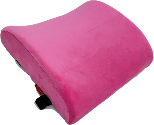 Vista 9 de Bookishbunny Cojín lumbar de espuma viscoelástica premium (negro)
