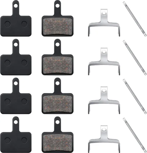 Vista 3 de Zonon 4 pares de pastillas de freno para bicicleta compatibles con TRP Tektro Shimano Deore Br-M575 M525 M515 T615 T675 M505 M495 M486 M485 M475