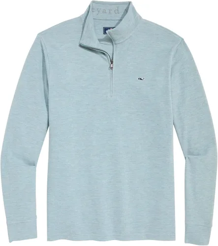Vista 43 de vineyard vines Saltwater 1/4 Zip Aqua Ocean