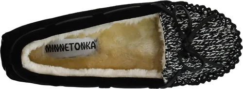 Vista 6 de Minnetonka - Pantuflas Cally de pelo sintético para mujer
