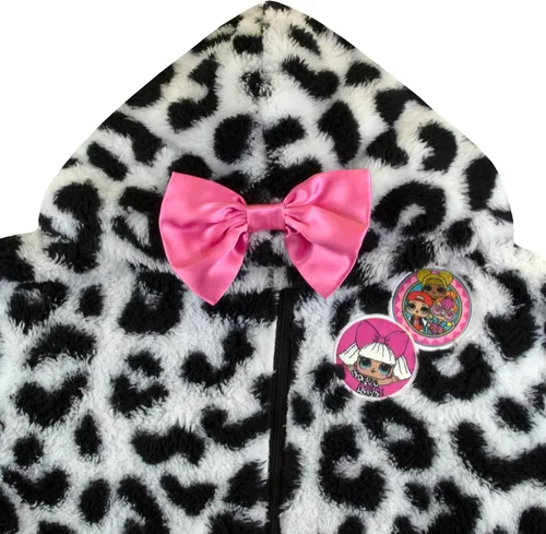 Vista 2 de L.O.L. Surprise! Sudadera con capucha con cremallera para niñas, LOL Surprise con capucha para niñas