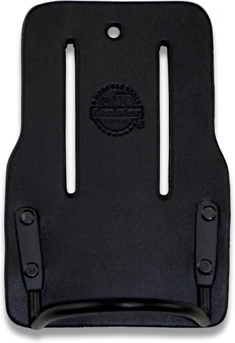 Vista 11 de Graintex Soporte de martillo para cinturón de herramientas, cuero de grano superior de alta calidad, lazo de martillo de acero, se adapta a