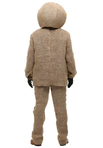 Vista 2 de Disfraz de muñeca vudú de yute para adulto talla extra Multicolor