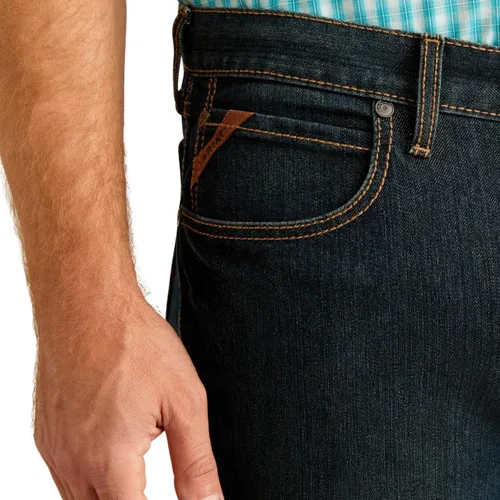 Vista 5 de ARIAT M4 Jeans elásticos relajados con corte de bota Goldfield Piedra Negra