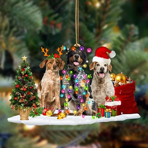 Vista 87 de Nazenti Adorno de Navidad personalizado con amigos Affenpinscher – Adorno de perro personalizado para amantes de las mascotas, acrílico plano