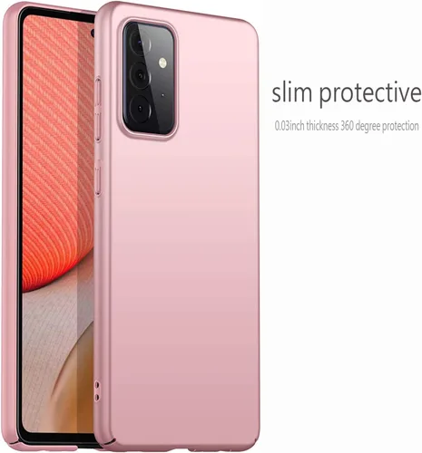 Vista 4 de Funda protectora delgada para Samsung Galaxy A52 5G con acabado mate, protege de arañazos, deslizamientos, golpes y huellas dactilares