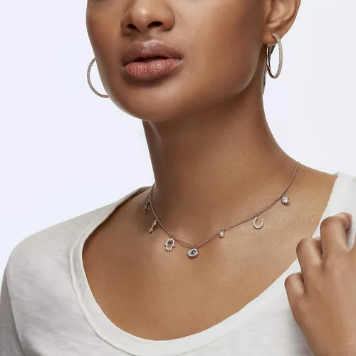 Vista 5 de Colección de joyas de cristal de mal de ojo simbólico Swarovski, Cristal