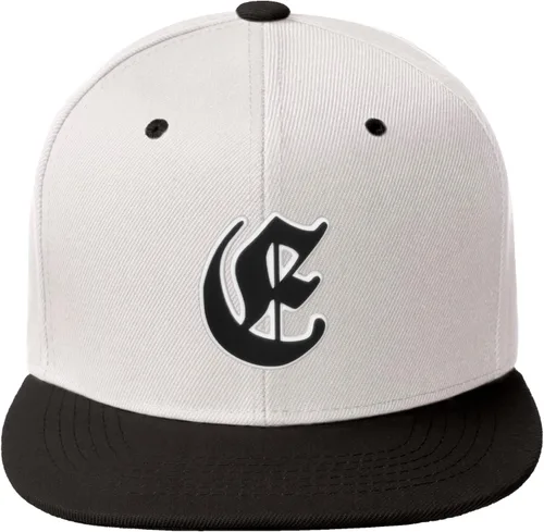 Vista 1567 de Daxton Gorra clásica con visera de billete plano con letras del alfabeto inglés antiguo de la A a la Z