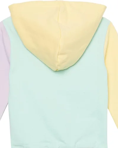 Vista 4 de GUESS Sudadera con capucha de felpa francesa de manga larga para niña