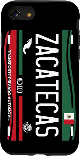 Vista 18 de Placa de matrícula Zacatecas para iPhone 13 Pro Max, Zacatecas México, funda Zacatecas
