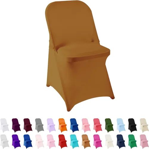 Vista 16 de Funda de elastano para silla, 12 unidades, fundas para silla, fundas plegables para sala de estar, funda extraíble lavable y elástica para silla