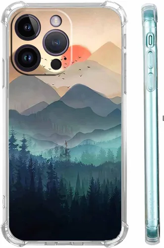 Vista 17 de Funda de collage estético para iPhone 15, patrón de citas positivas, bonita funda de TPU suave compatible con iPhone 15
