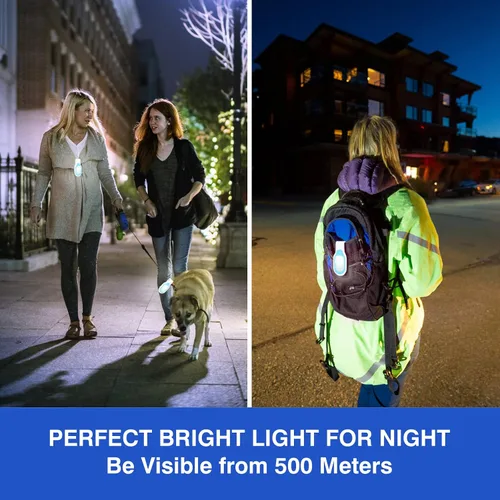 Vista 4 de Luces de enfermera para turno de noche, luz nocturna de enfermería recargable, con clip, manos libres, linternas LED para caminar, correr, mascotas