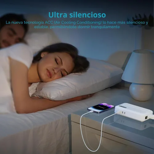 Vista 7 de BESTEK Convertidor de 220 V a 110 V con USB C de 35 W, convertidor de voltaje pico de CA de 300 W de EE. UU. a Europa, adaptador de viaje universal