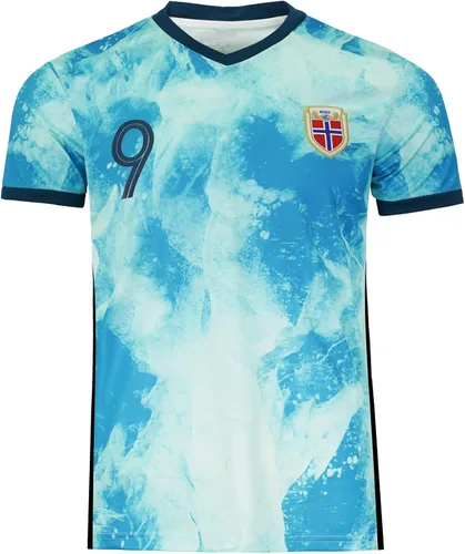 Vista 2 de Norway HAALAND #9 Away - Camiseta de fútbol para adulto, tallas para adulto