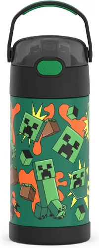 Vista 59 de THERMOS FUNTAINER Botella de agua con pajita, 12 onzas, Avengers