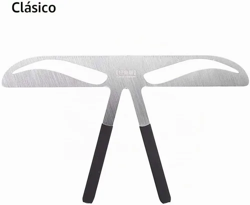 Vista 7 de Plantilla de cejas, 4 Tipos de Plantilla de Cejas Permanente Ceja Wooler Medida de la Ceja Regla de Extensión de Equilibrio de la Forma de la Ceja