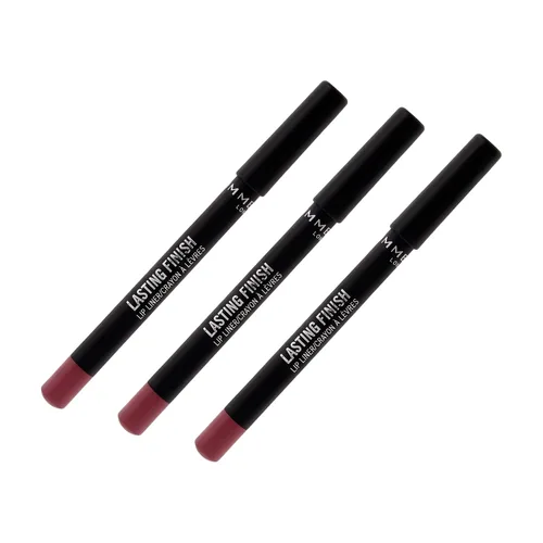 Vista 13 de Rimmel Delineador de labios de acabado duradero, Brownie Pie 8HR Wear Paquete de 2 Pastel de brownie