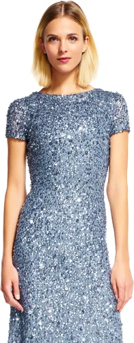 Vista 4 de Adrianna Papell Women's Scoop Back All-Over Beaded Gown