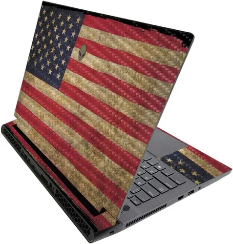 Vista 711 de MightySkins - Skin brillante con purpurina para Alienware M17 R3 (2020) y M17 R4 (2021) - Diversión de los años 90 Acabado duradero con purpurina