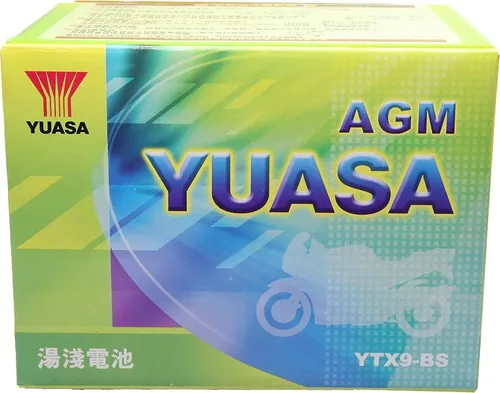 Vista 5 de Yuasa YUAM329BS YTX9-BS Batería AGM sin mantenimiento con paquete de ácido