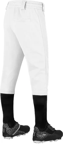 Vista 2 de QBK 2T3T4T5T a jóvenes niños pequeños Pantalones de béisbol Pantalones de béisbol Pantalones de sóftbol para niños pequeños Pantalones de béisbol