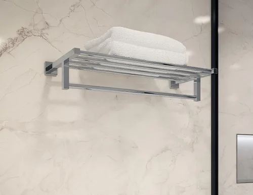 Vista 2 de Symmons 363TS-22 Duro - Toallero de pared con barra en cromo pulido (22 pulgadas)