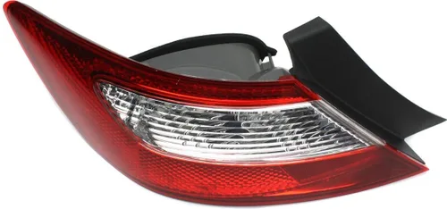 Vista 4 de Evan Fischer Lente de luz trasera y carcasa compatibles con Honda Civic Coupe 2006-2008 lado del conductor
