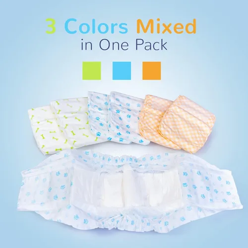 Vista 2 de Pañales Pet Soft para perro, desechables, para perros macho, xs