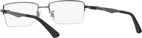 Vista 6 de Ray-Ban RX6263 - Marco rectangular para lentes recetados para hombre color plomizo 2047in Gris plomizo 52 mm