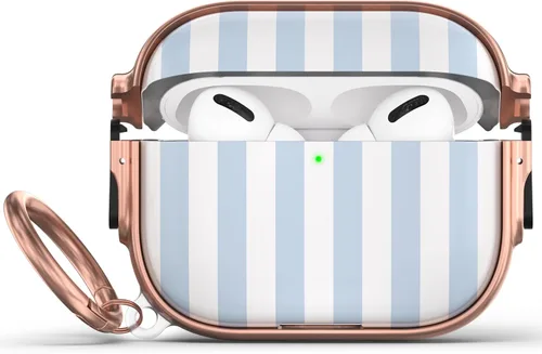 Vista 16 de Funda para AirPods Pro 2/1 con cerradura, compatible con Magsafe, negro/oro negro + rosa dorado