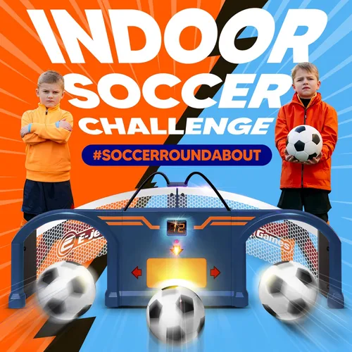 Vista 3 de Soccer Arcade - Juego de balón de fútbol interactivo para entrenamiento Diversión familiar juguetes de juego deportivo interior para fiestas