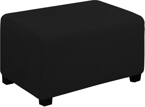 Vista 50 de Easy-Going Funda Elástica para Otomana Taburete de Almacenamiento Plegable Protector de Muebles Funda Rectangular Suave con Parte Inferior Elástica