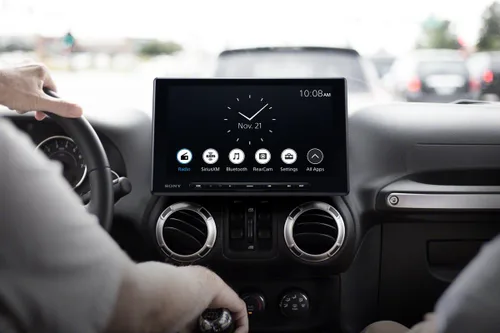 Vista 5 de Sony XAV-AX8500 - Receptor de medios para automóvil de 10.1" con Apple CarPlay/Android Auto inalámbrico con HDMI y Maestro Ready