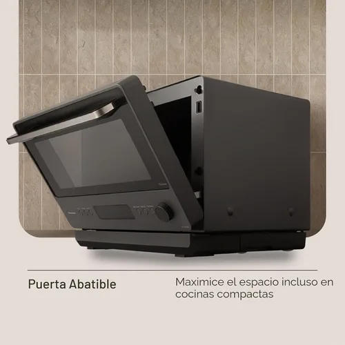 Vista 5 de Panasonic Microondas japonesas, 1.0 pies cúbicos 1200 W de diseño limpio Horno de microondas de encimera con sensor Genius 2.0 de cocción