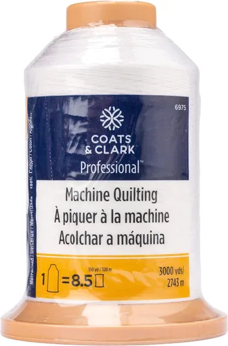 Vista 8 de Coats & Clark Hilo profesional multiusos, 3000 yardas, negro