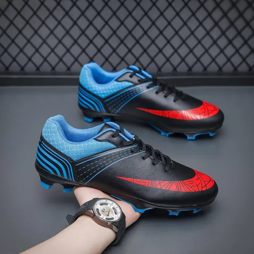 Vista 4 de Josaju Zapatos deportivos de fútbol para hombre y mujer, para deportes al aire libre, interiores, correr, caminar, zapatos de fútbol