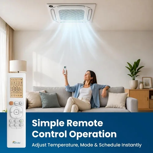 Vista 4 de Senville SENA-09IC-Z 9000 BTU Aire acondicionado de techo sin conductos y bomba de calor