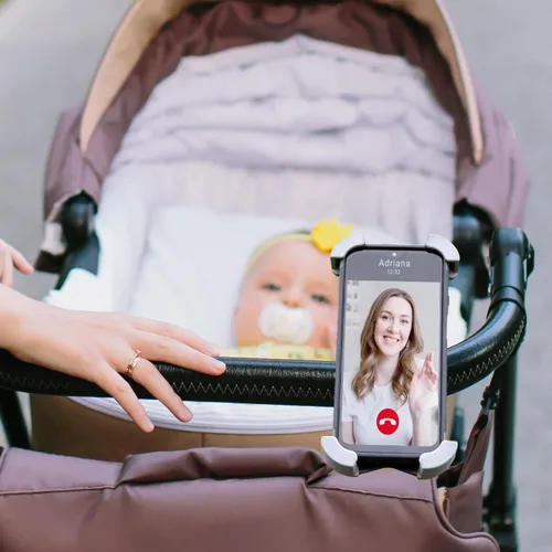 Vista 7 de ProActive Sports Soporte universal para teléfono con rotación de 360 grados para carritos de golf, carritos de equitación de golf, bicicleta